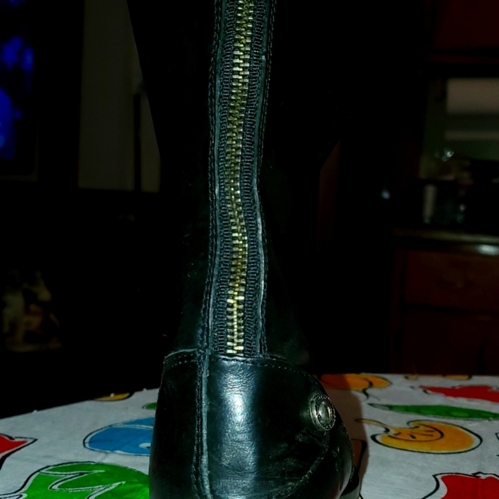 Frye Black Leather Riding Boot - Picture 5 of 5